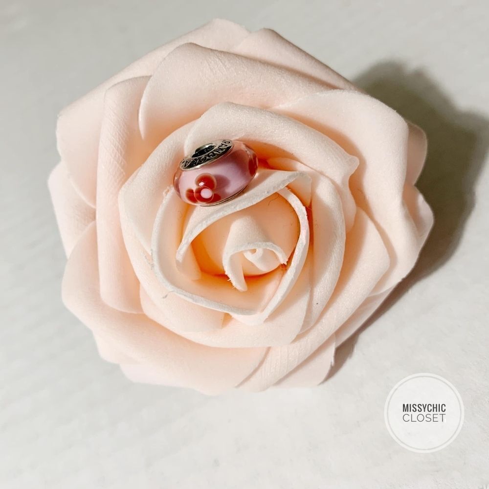 Pandora Red Crystal Charm